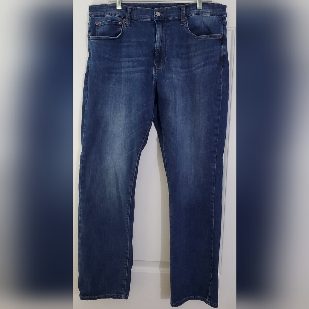 Lucky Brand Mens 410 Athletic Straight Stretch Denim Jeans - Size 36x32 - EUC